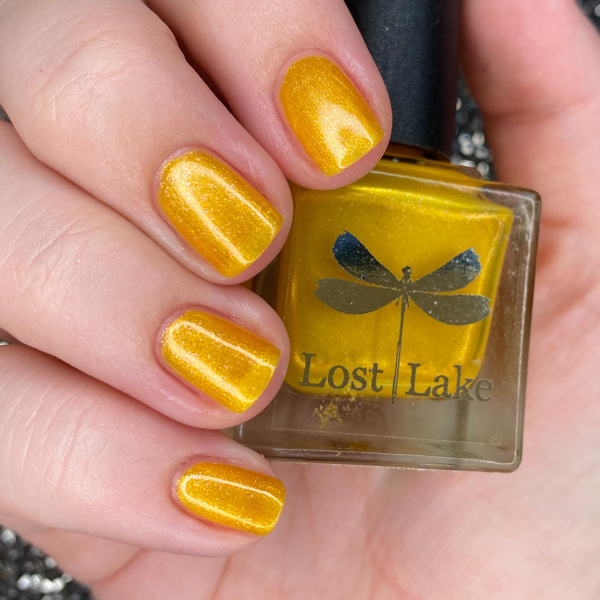 Rabbit Brush ~ Goldenrod Yellow Crelly Nail Polish
