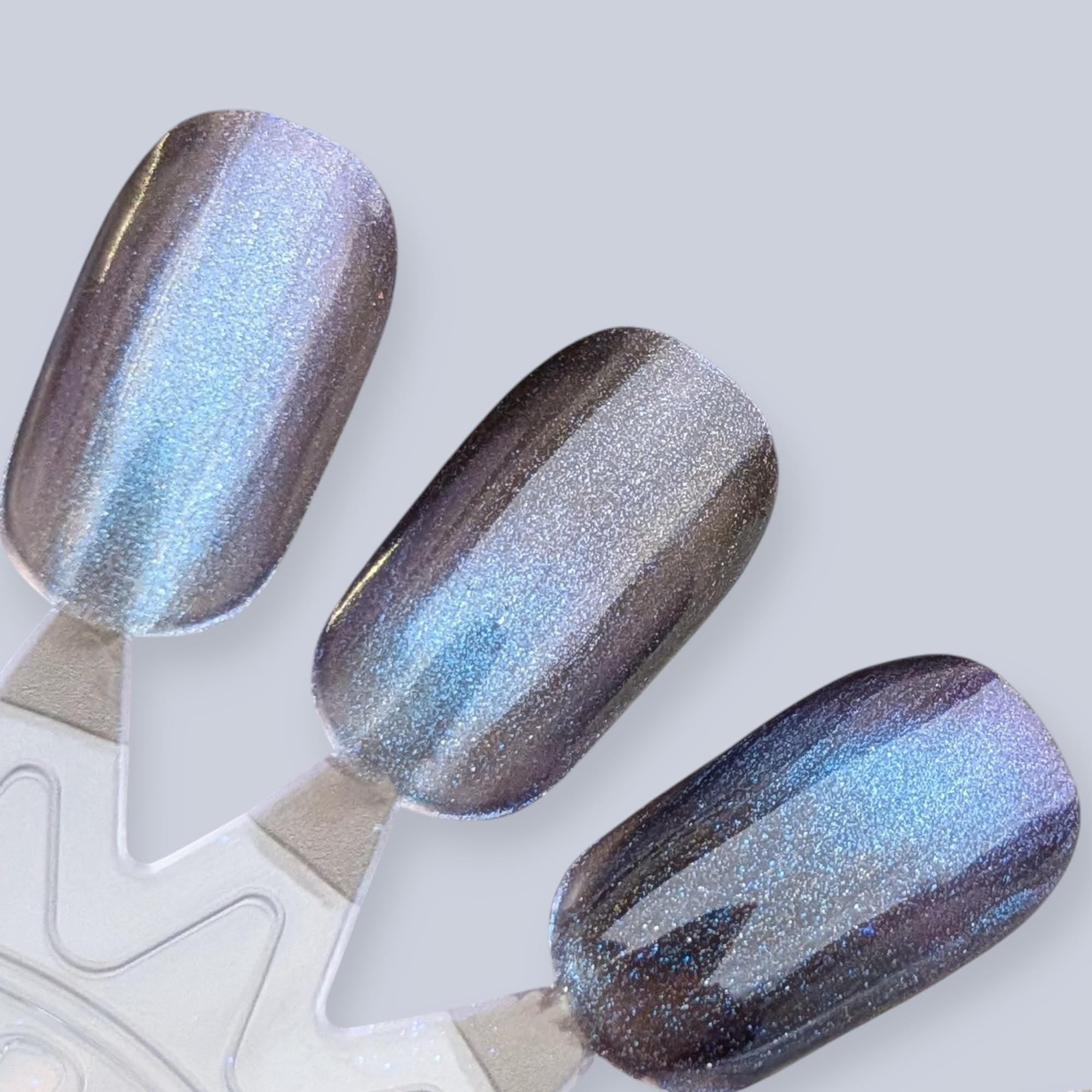 Winter Solstice | Black Auroral Magnetic Color-Shifting Nail Polish with UP scatters | Black Friday Exclusive!