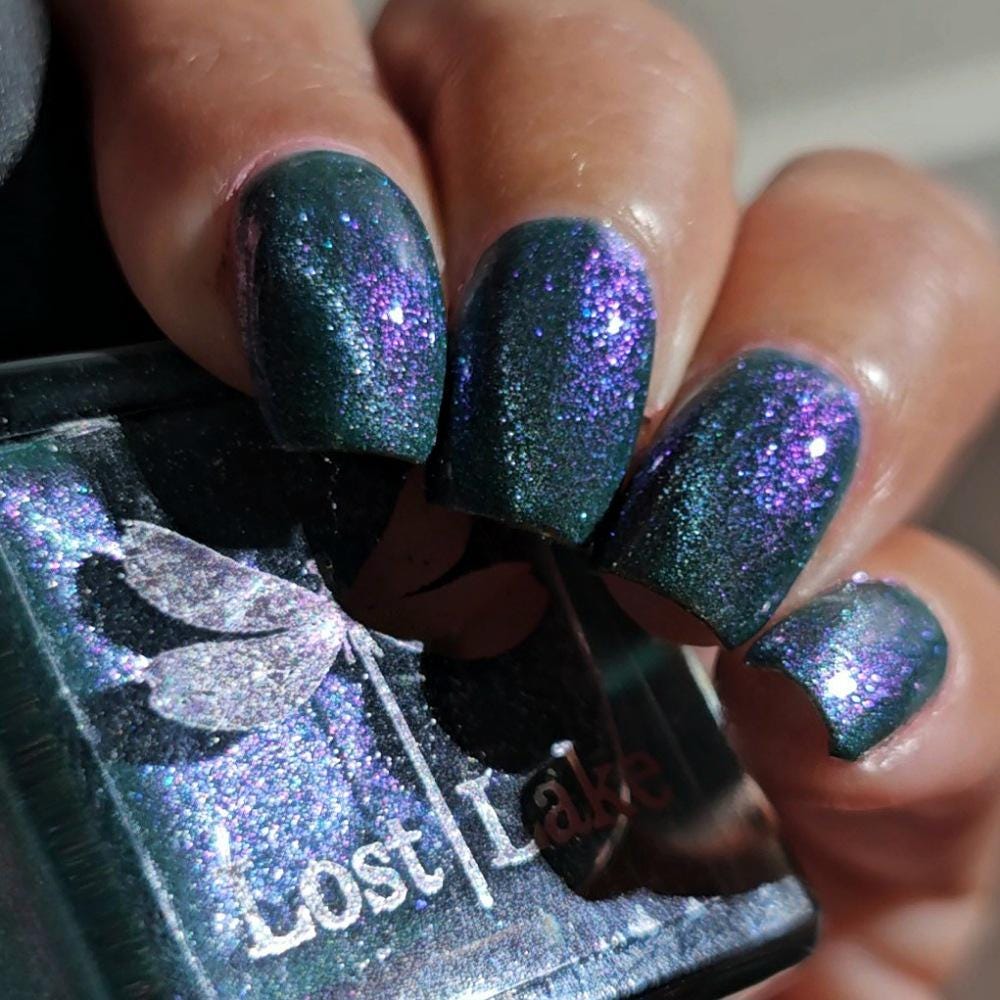 Crevasse ~ Teal Magnetic Color Shifting Nail Polish