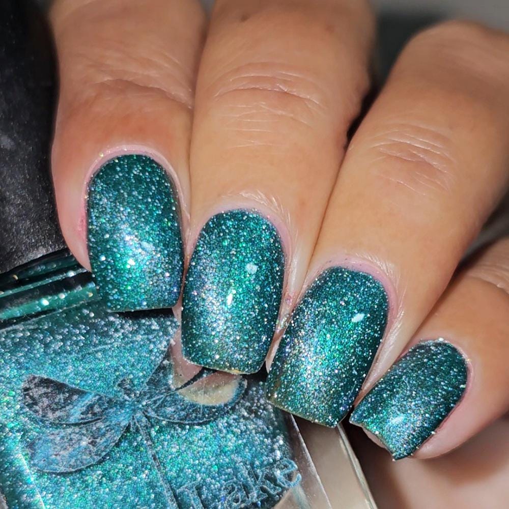 Crevasse ~ Teal Magnetic Color Shifting Nail Polish
