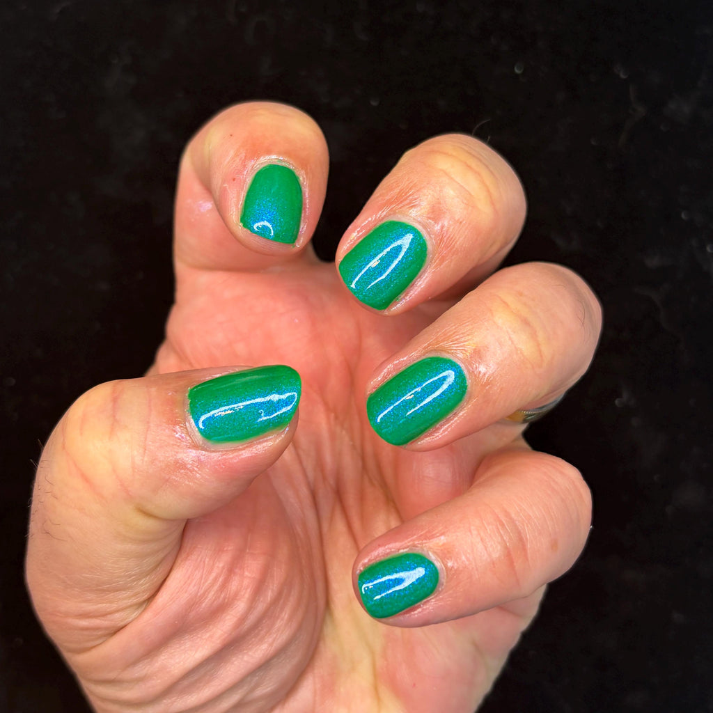 Ripley's Collection | In Space | Reflecting Pool Green Polish with Blue Shimmer