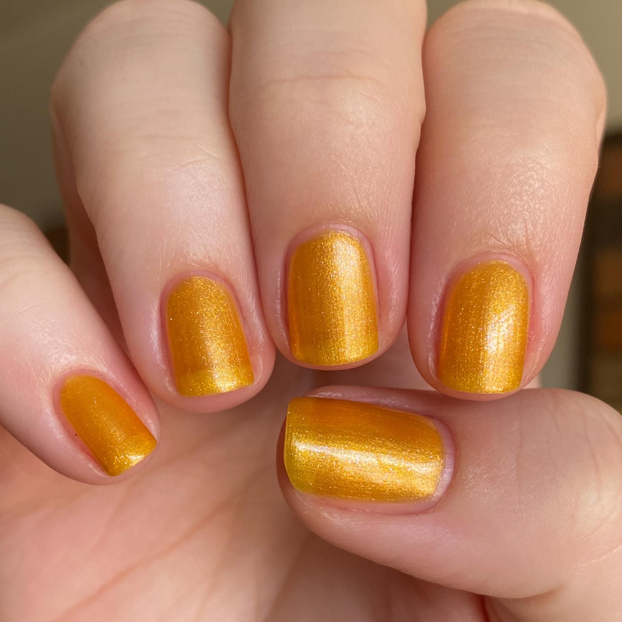 Rabbit Brush ~ Goldenrod Yellow Crelly Nail Polish