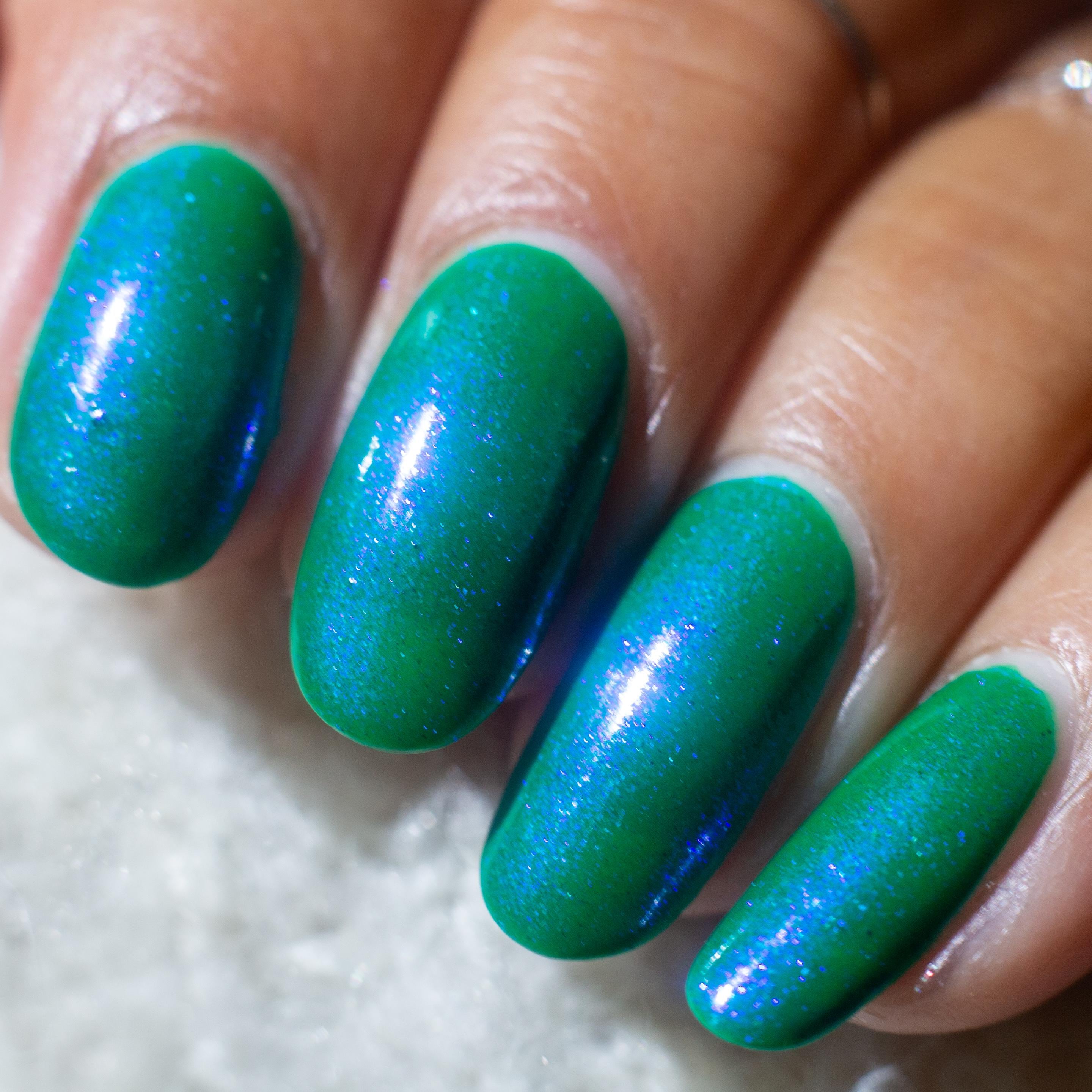 Ripley's Collection | In Space | Reflecting Pool Green Polish with Blue Shimmer