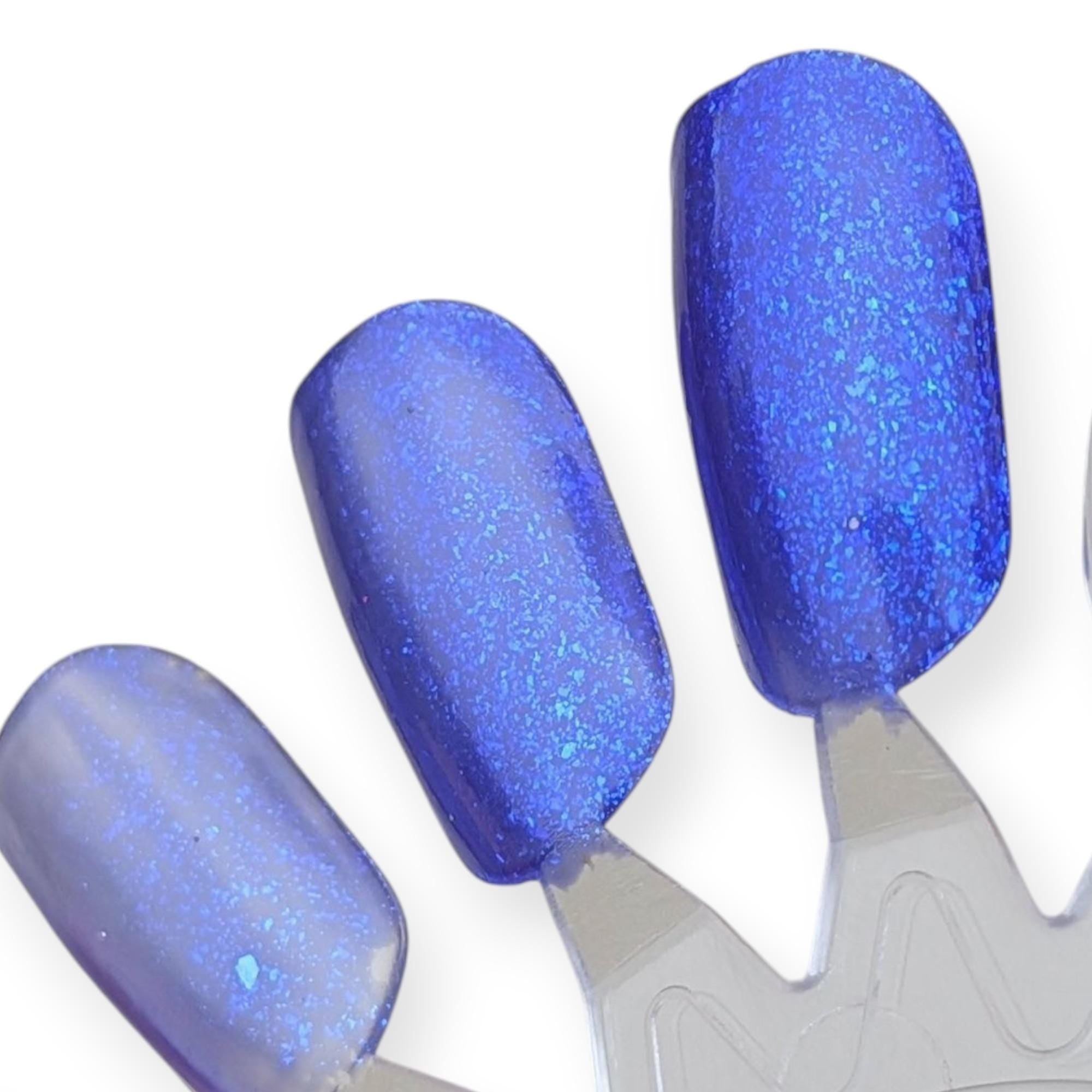 Light the Candles | Stunning Deep Purple Nail Polish with Blue Shimmer Flakes | Black Friday Exclusive!