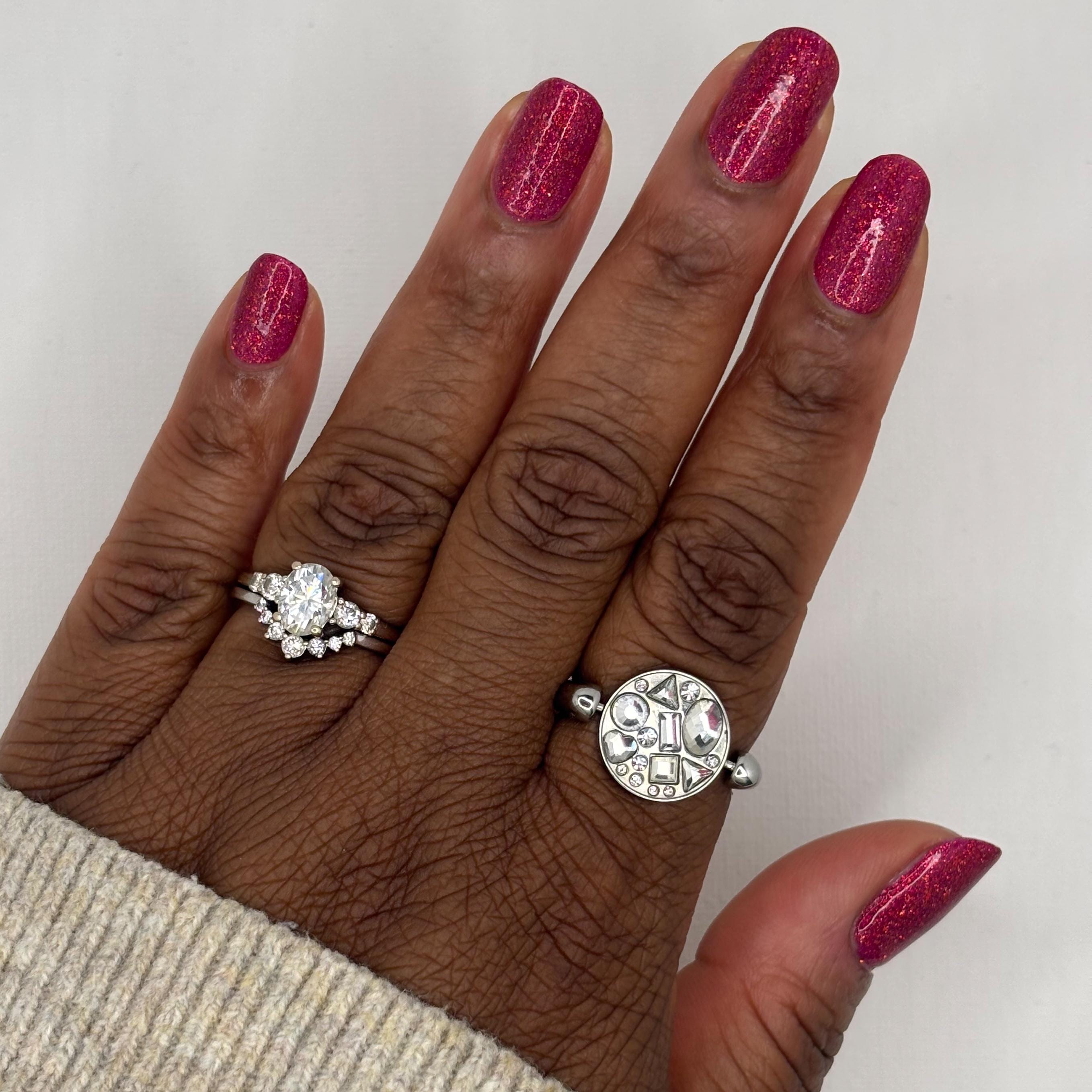 Sugared Cranberries | Sparkling Orange Red Holo Nail Polish