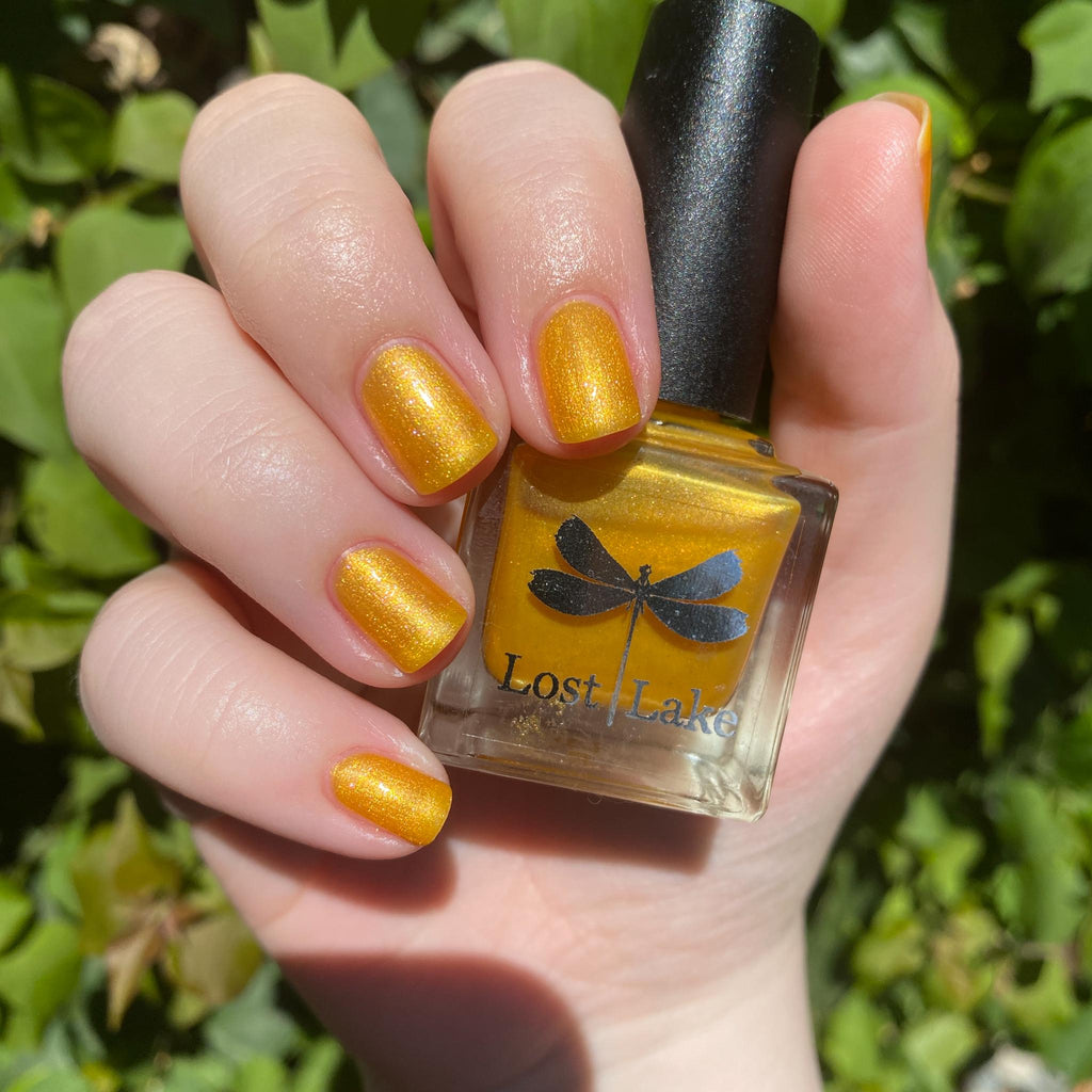Rabbit Brush ~ Goldenrod Yellow Crelly Nail Polish