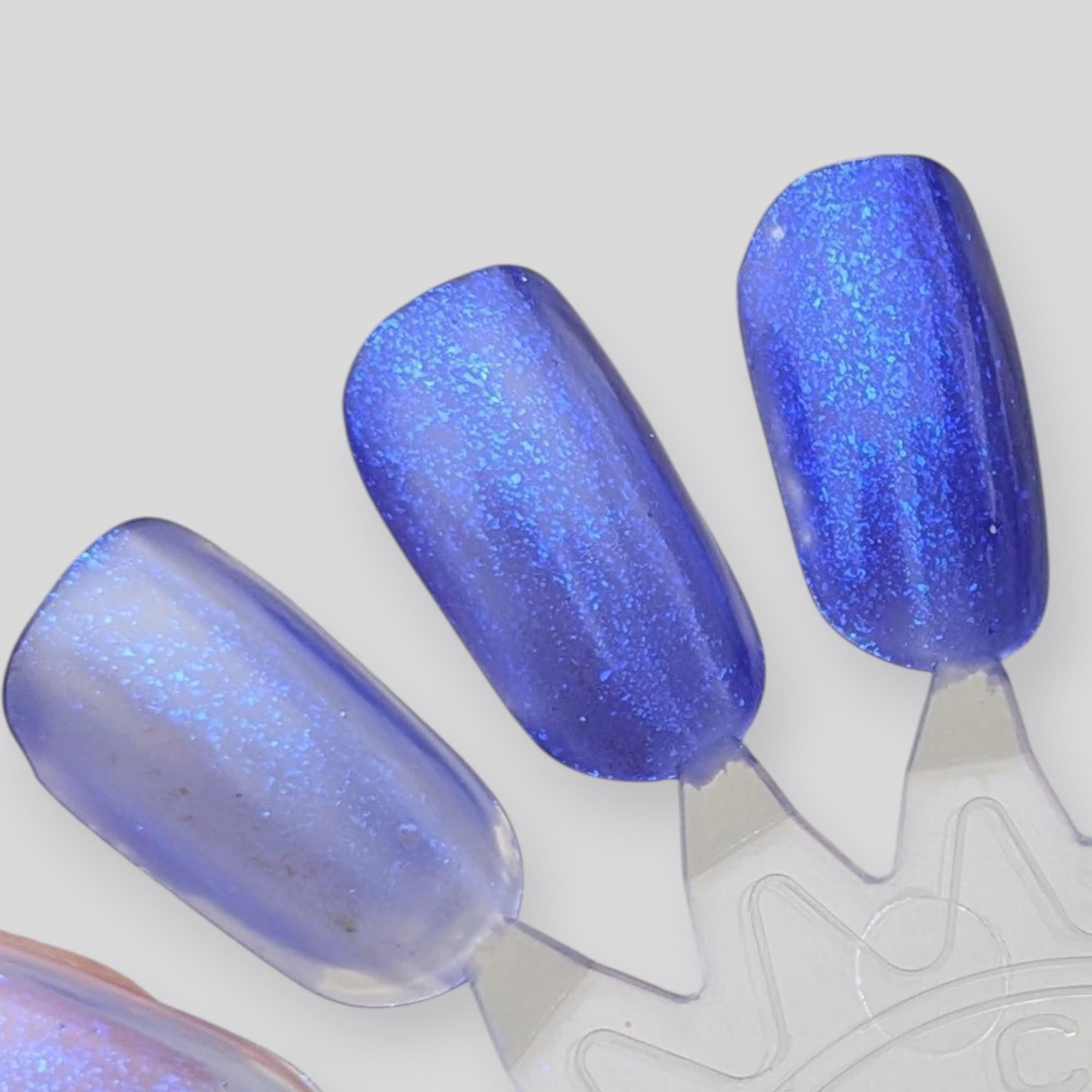 Light the Candles | Stunning Deep Purple Nail Polish with Blue Shimmer Flakes | Black Friday Exclusive!
