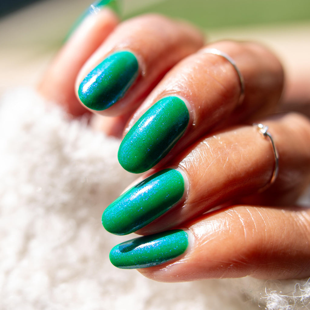 Ripley's Collection | In Space | Reflecting Pool Green Polish with Blue Shimmer