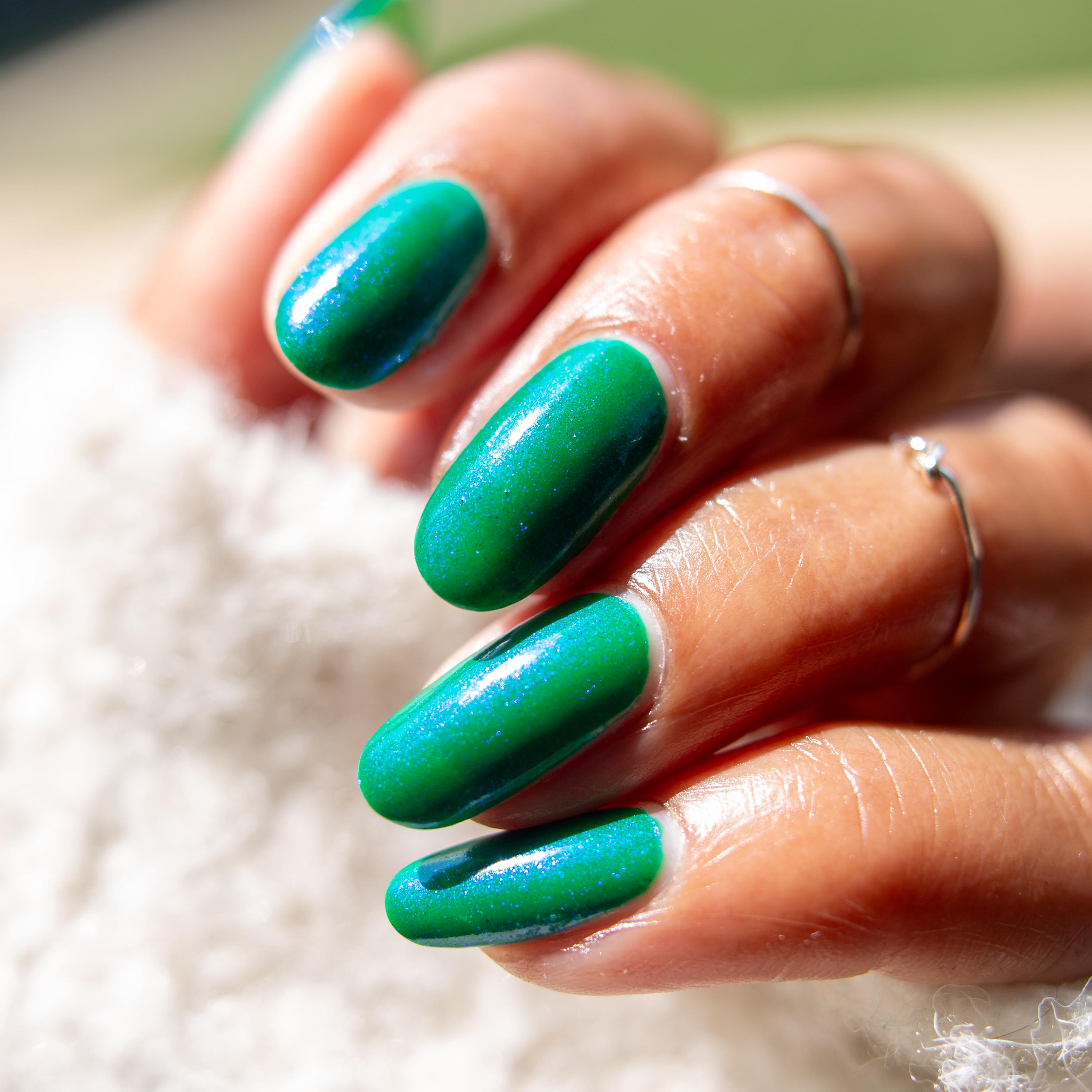 Ripley's Collection | In Space | Reflecting Pool Green Polish with Blue Shimmer