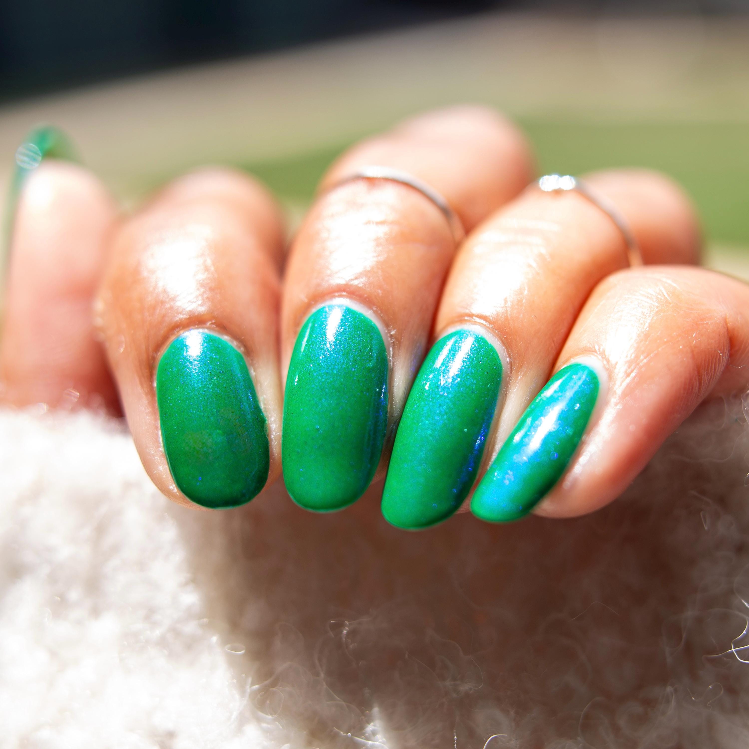 Ripley's Collection | In Space | Reflecting Pool Green Polish with Blue Shimmer
