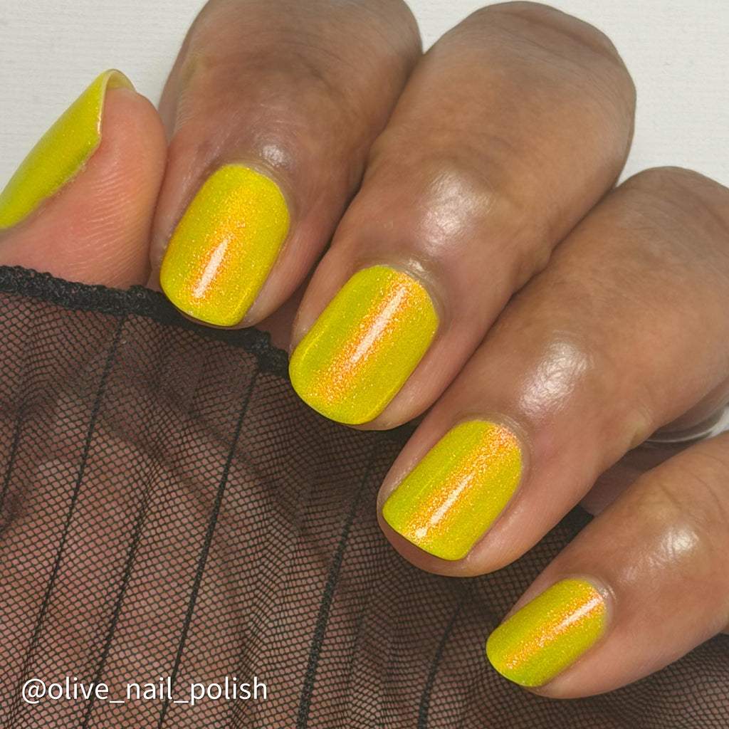 Ripley's Collection | Leave the Gun, Take the Jonesy | Neon yellow jelly with bold orange red shimmer