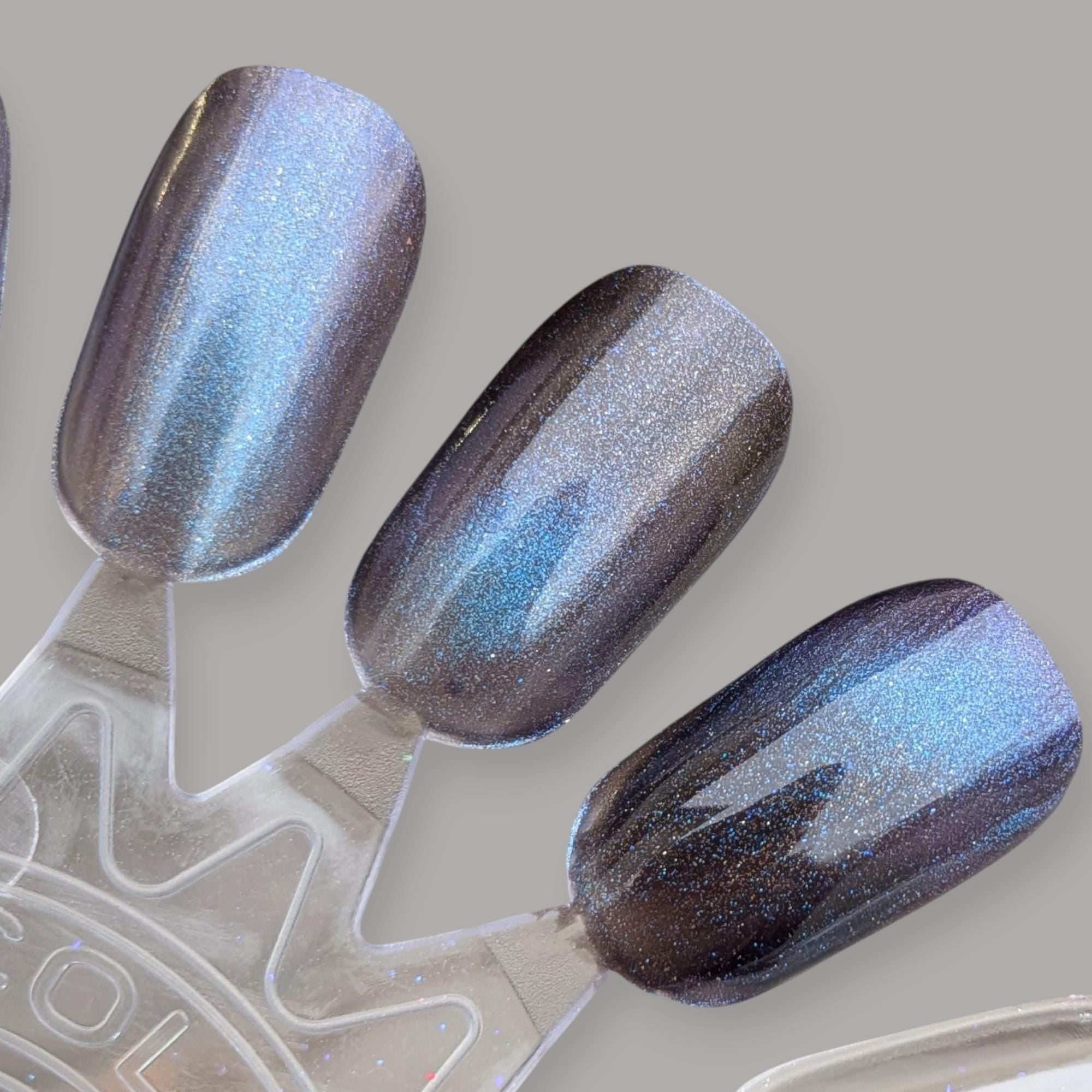 Winter Solstice | Black Auroral Magnetic Color-Shifting Nail Polish with UP scatters | Black Friday Exclusive!