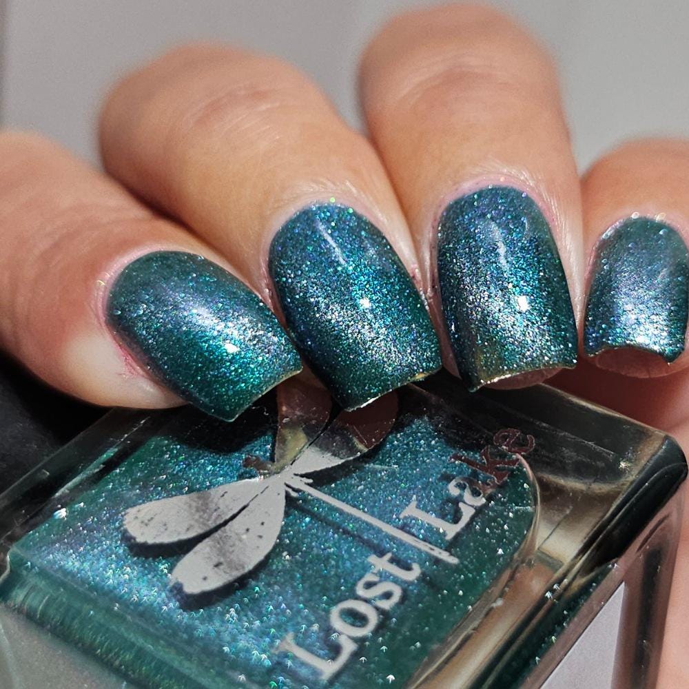 Crevasse ~ Teal Magnetic Color Shifting Nail Polish