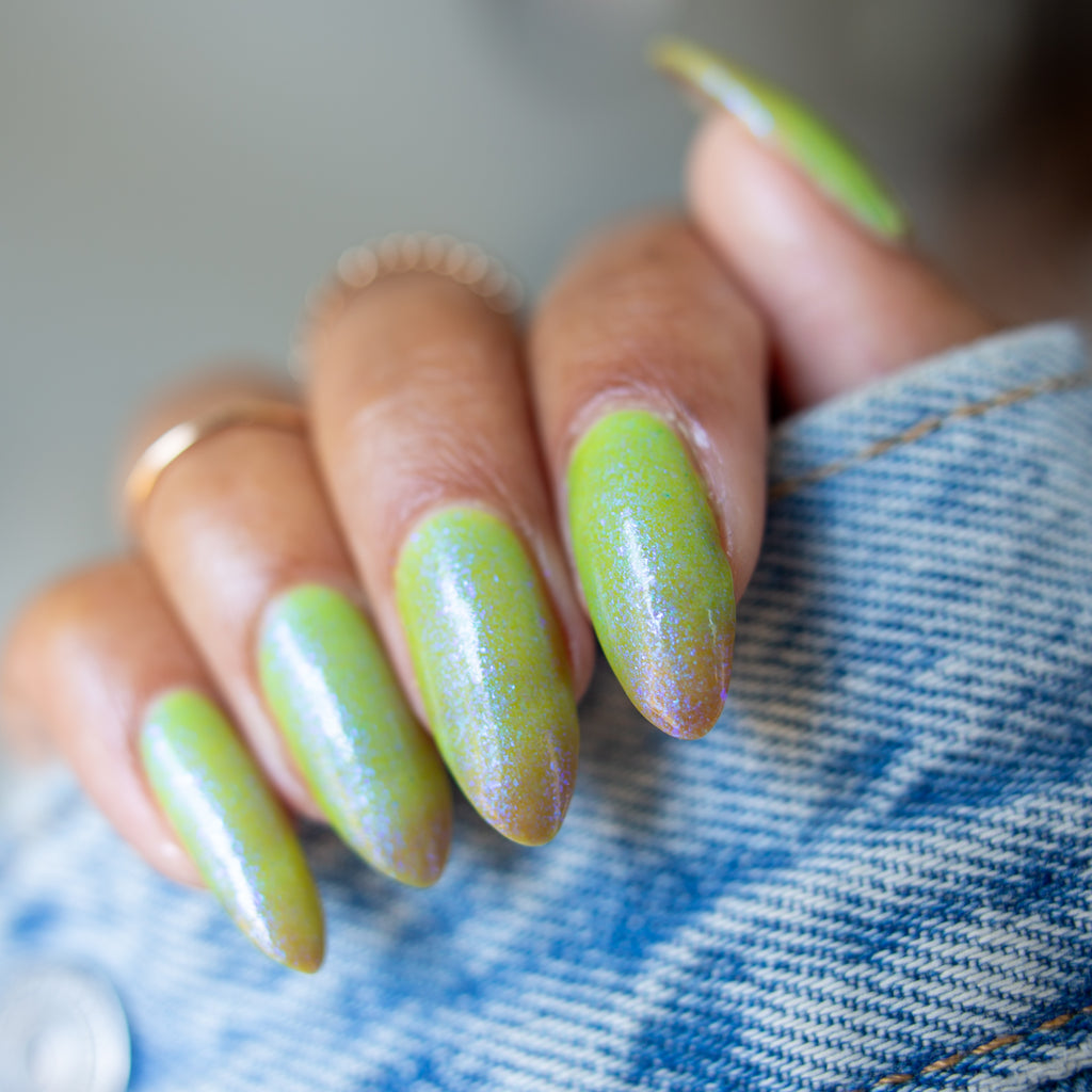 Come to Me | Thermal Green to Pink microflakie thermal polish