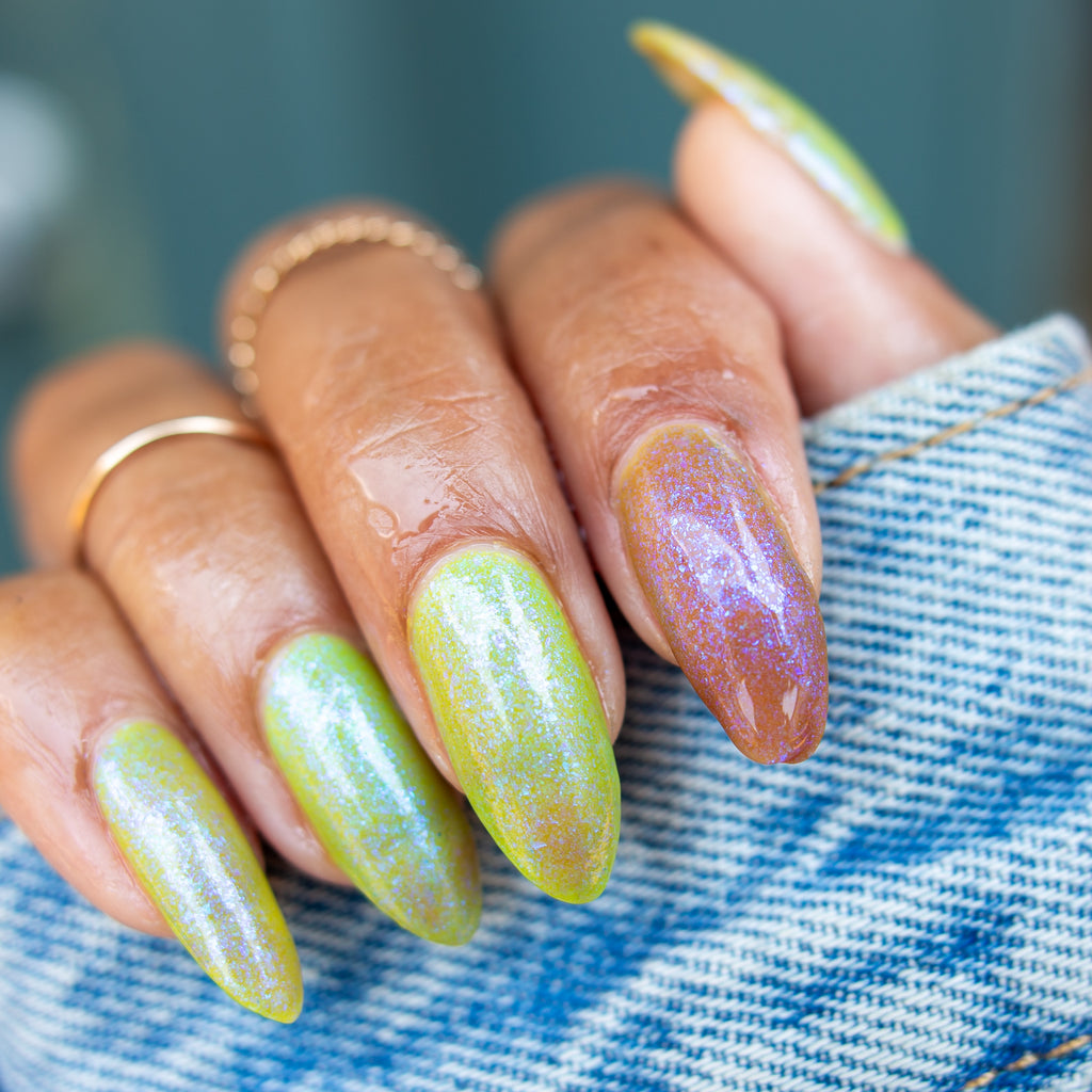 Come to Me | Thermal Green to Pink microflakie thermal polish