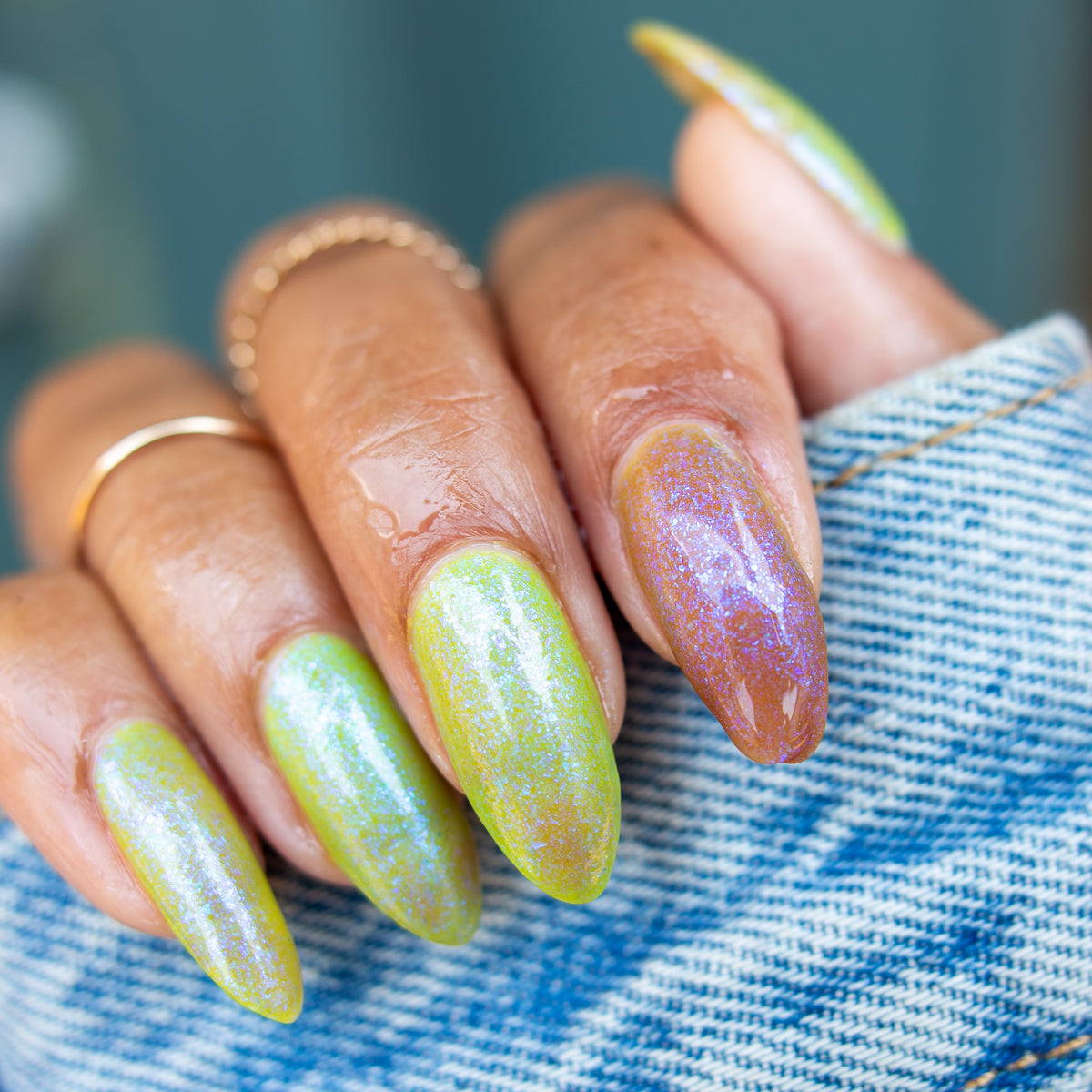 Come to Me | Thermal Green to Pink microflakie thermal polish