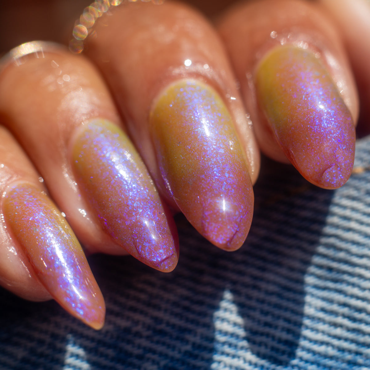 Come to Me | Thermal Green to Pink microflakie thermal polish
