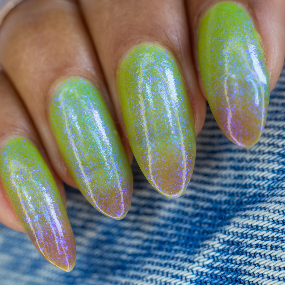 Come to Me | Thermal Green to Pink microflakie thermal polish